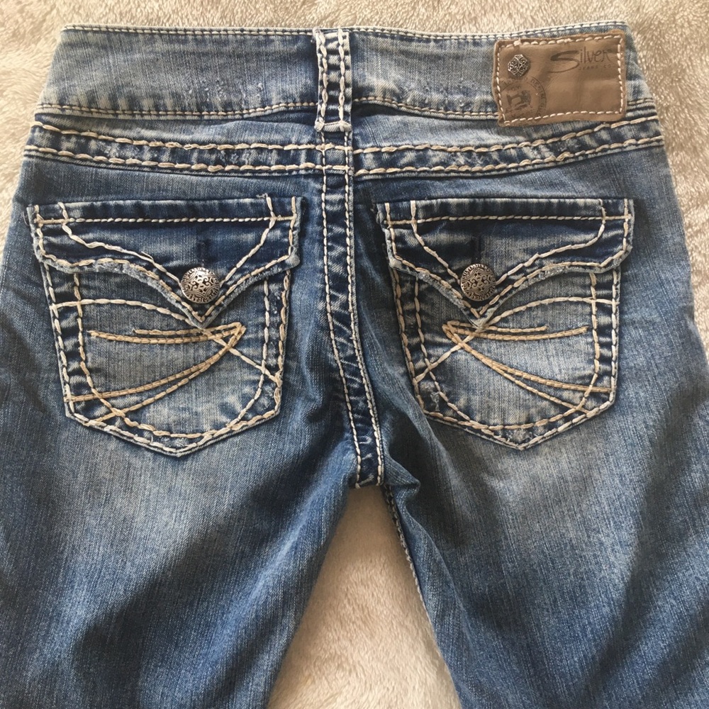 Silver jeans